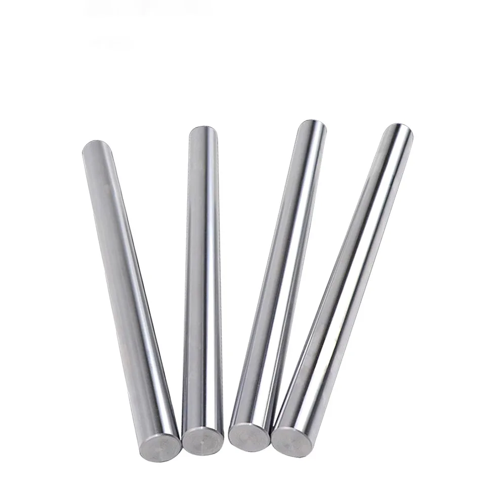 8mm 10mm 12mm Chrome Plated Bushing Rod Axial Axis, Hardened Linear Axis, Stainless Steel Round Bar Guide Rai
