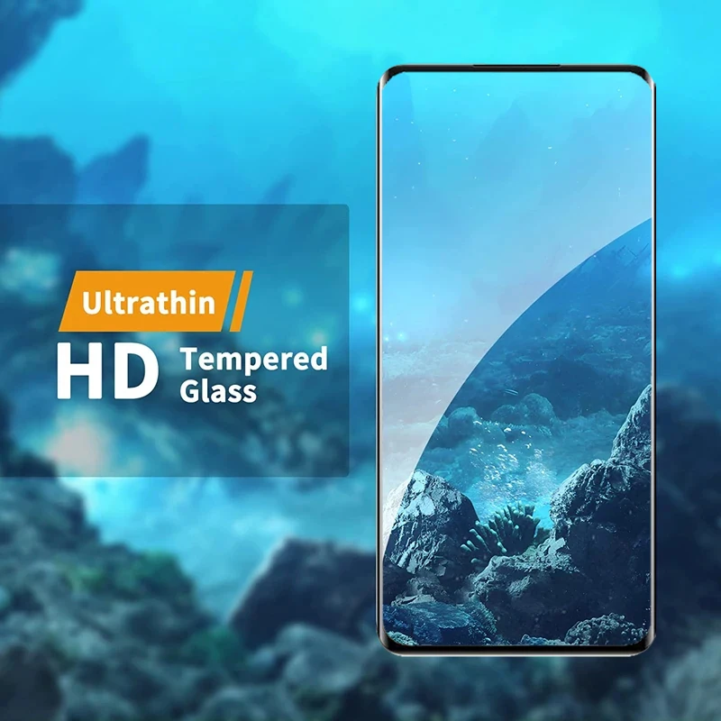 Premium 3D Curved Edge Tempered Glass Screen Protector - Pack of 2/4