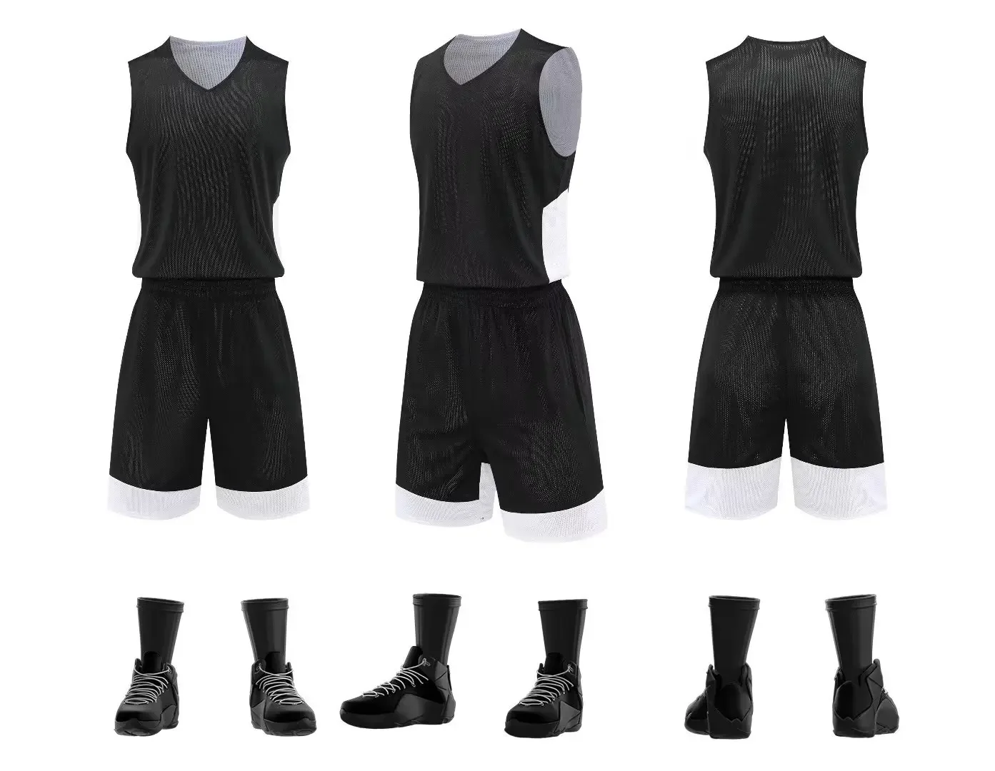 Double-Sided Basketball Jersey Zsuit Team Uniform Men's Basketball Shirt StudentLoose-Fit Children's Training Camp Z Print