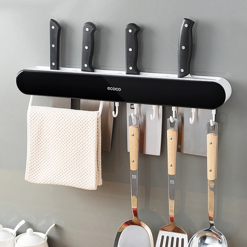 Kitchen Multifunctional WallMounted Kitchen Knife Storage Container