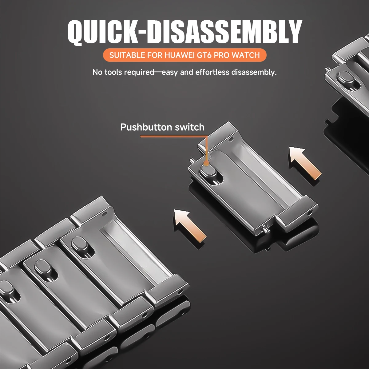 Luxury Titanium Metal Bracelet