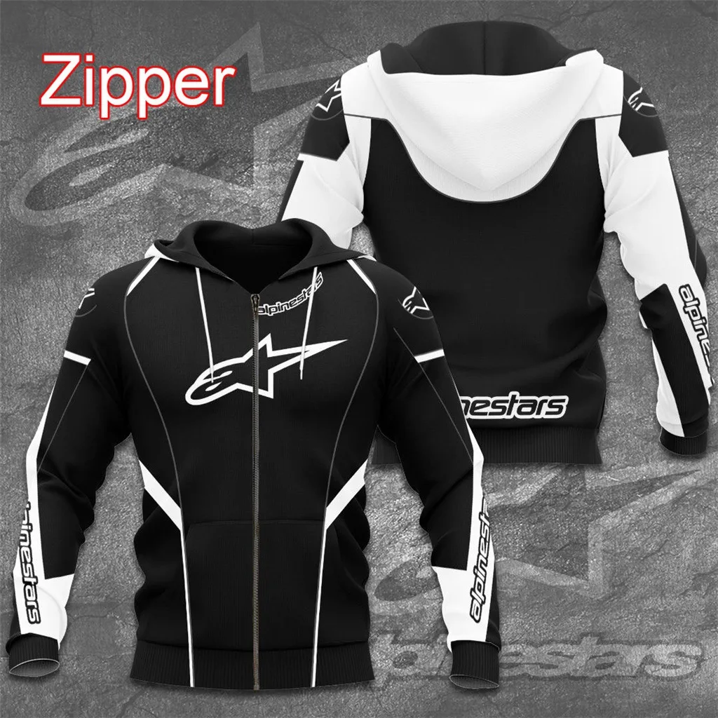 

New Hot Selling Motorcycle Racing Team F1 Print Men's Women's Y2k Hoodie Casual Sweatshirt Winter Lazy Style Pullover Plus Size