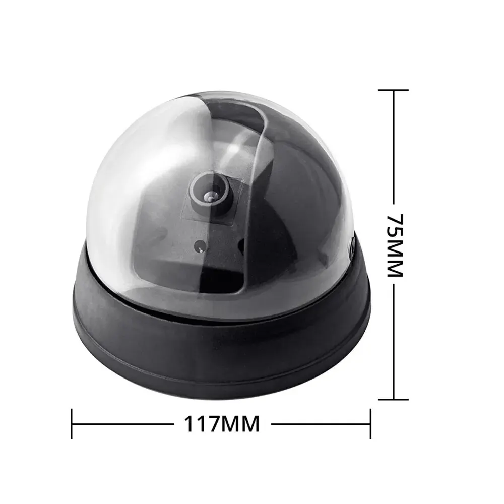 Fuers Creative Plastic Dome CCTV Dummy Camera Flashing Led Fake Camera Surveillance Security System surveillance camera
