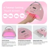 SUN X12 MAX 280W UV LED Nail Lamp With 4 Timer Setting 66LEDS Portable Nail Dryer Professional LED Lamp For Nails 5