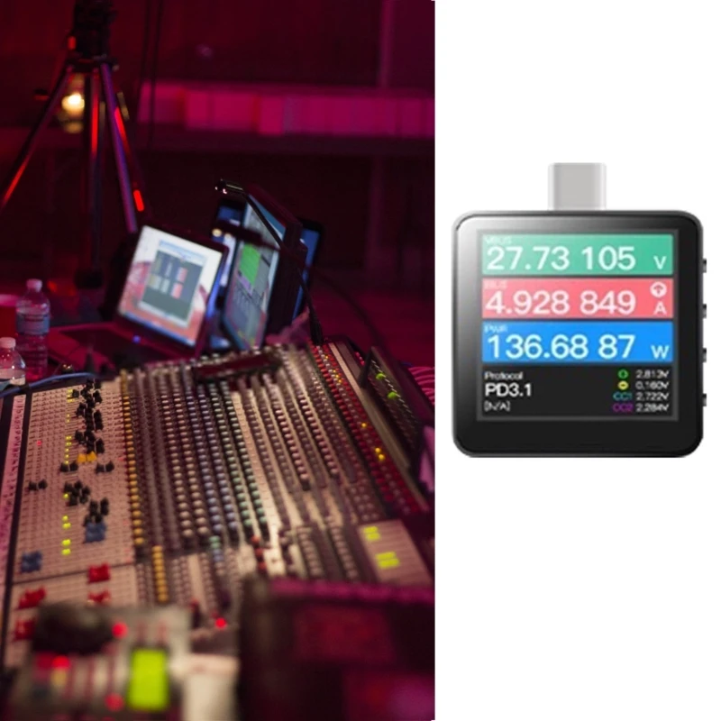 

Current Measurement Convenient PD USB & Current Tester Easily Monitors Charging Data Improve DropShipping