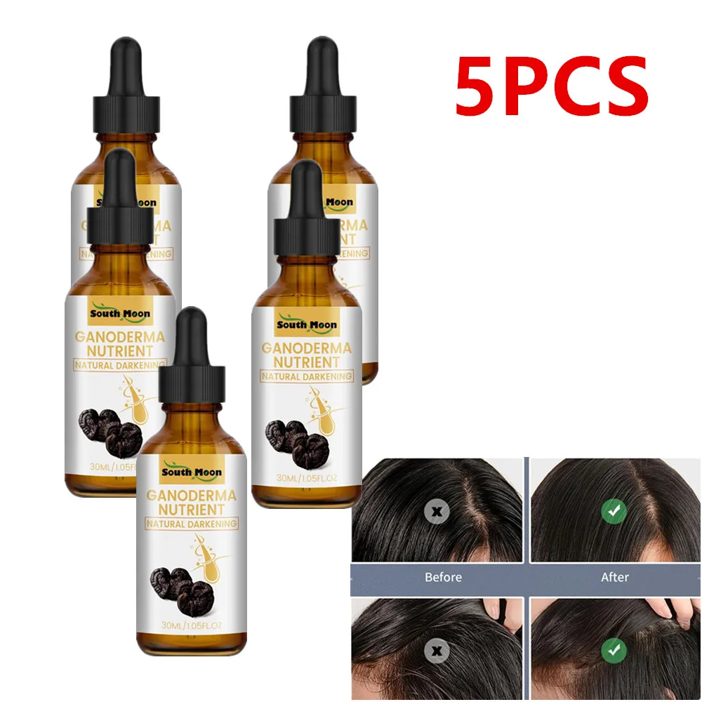 5Pcs Darka Siero Per Capelli Anti-Grasso Siero Riparatore Anti-Grasso Lozione Per Capelli Liquido Anti-Crespo Capelli A Base Di Erbe