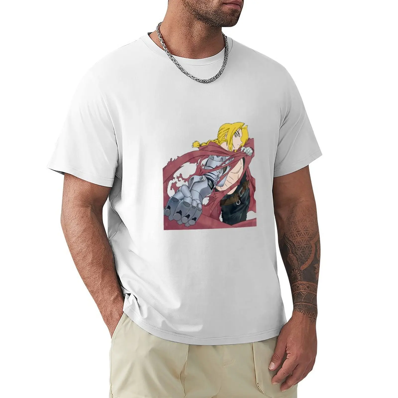 

Edward Elric T-shirt quick-drying oversized t shirt for men