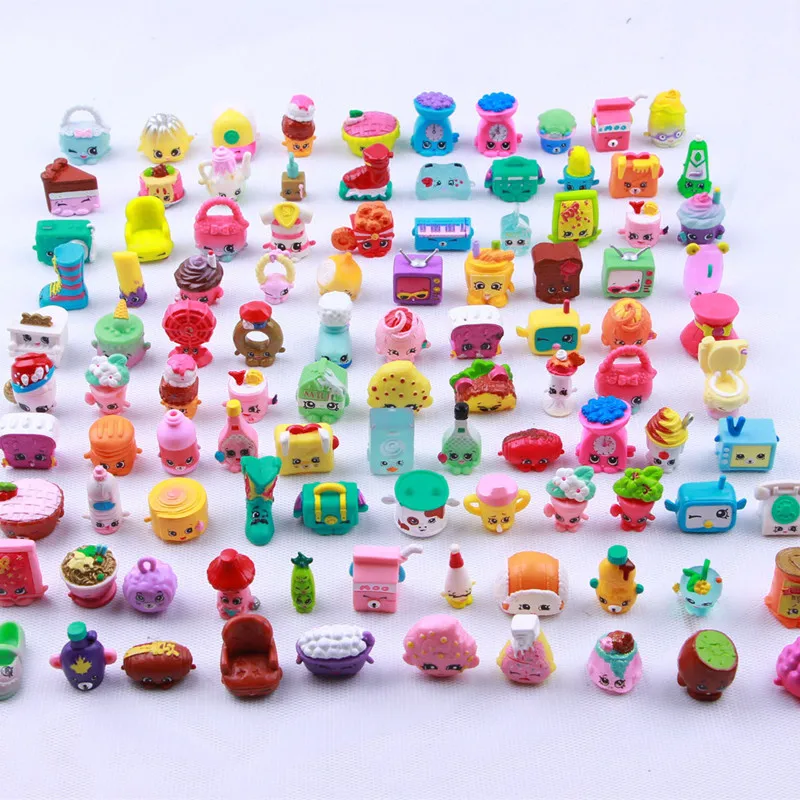 20/100 stücke Cartoon Obst Shop Action figur Spielzeug für Kinder Kawaii Sammlung Modell Puppen für Mädchen spielen Geschenk