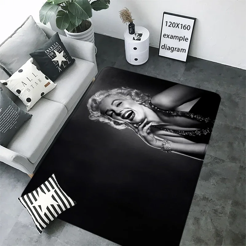 Doormats Welcome Carpet MARILYN MONROE Living Room Rugs Foot Carpets Bathroom Rug Floor Mats Non-slip Hallway Mat Home Decors 4