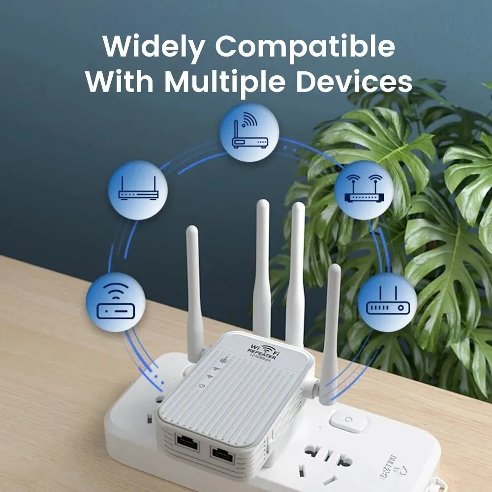 Беспроводной Wi-Fi ретранслятор, 2,4 Мбитс (art.: 3920c690f7ead) - 3920c690f7ead