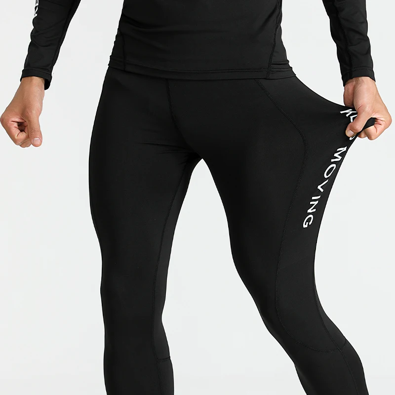 Mens Compression Pants Quick Dry Sportswear Running Tights Men Legging Fitness Training Jogging Pants Sport Gym Leggings 228