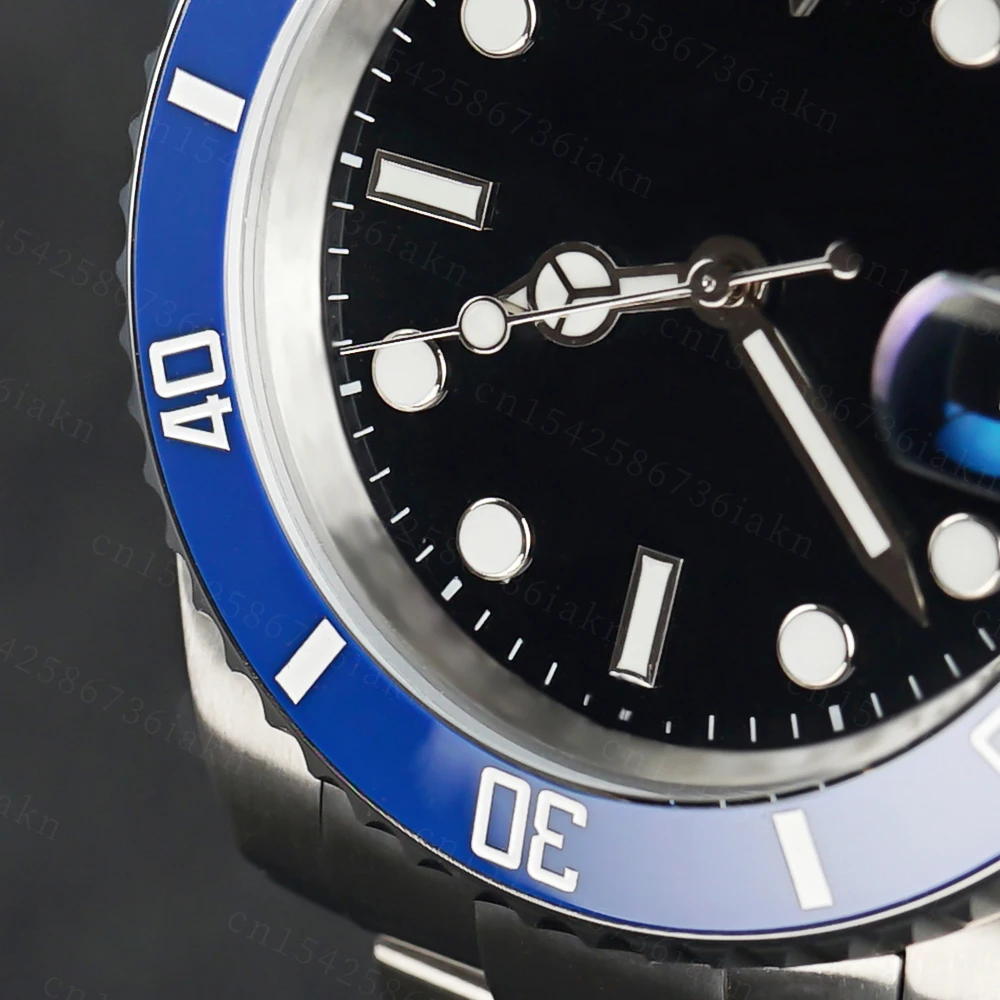 2022 Fashion New 40mm Men's Leisure Sports Sapphire Mirror Stainless Steel Material Waterproof Automatic Mechanical Watch