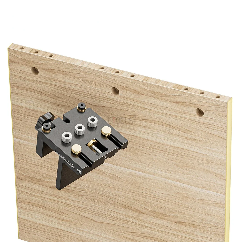 Universal 3 In 1 Woodworking Doweling Jig Kit Pocket Hole Jig Locator Drill Guide for Cabinet Furniture Assembly DIY Tools