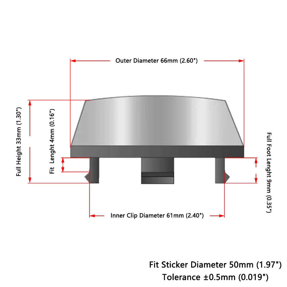 4PCS JDM WORK Rim Cap 61mm Clip Sport Wheel Cap MEISTER EQUIP Emblem Sticker Wheel Center Hub Cover Black & Silver