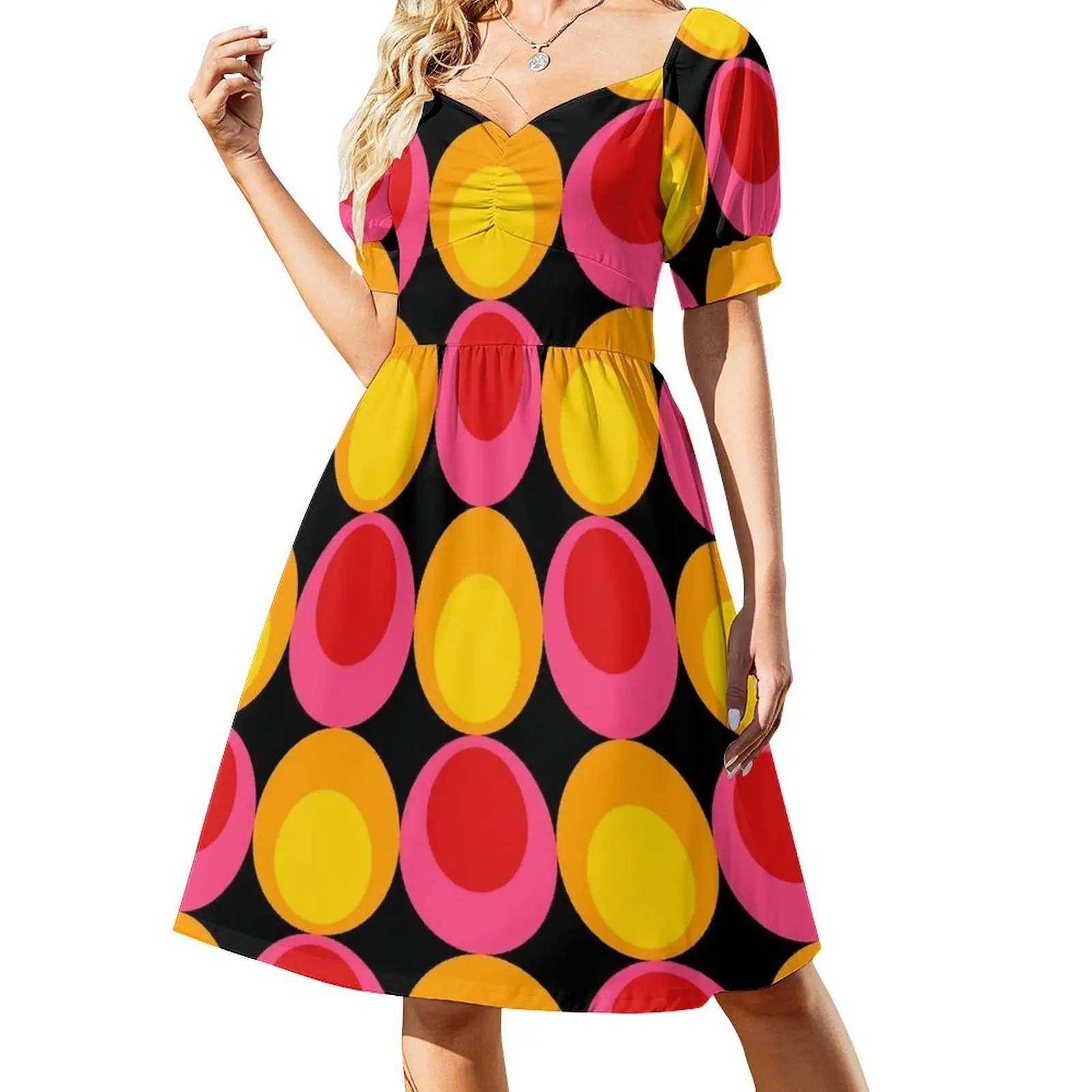 

60s Retro Mod Sleeveless Dress evening dresses ladies cute dress dresses for woman 2023