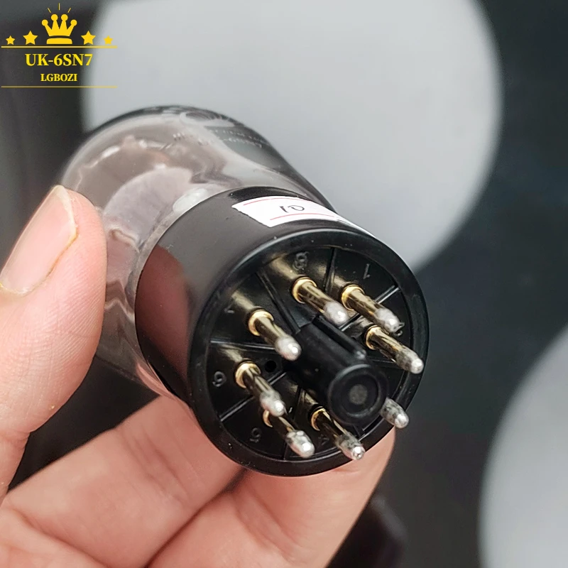 PSVANE UK-6SN7 Vacuum Tube Replacement 6N8P 6SN7GT 6SN7 CV181 Tube Upgrade 6H8 UK Black Seat Gold Foot Upgrade 5