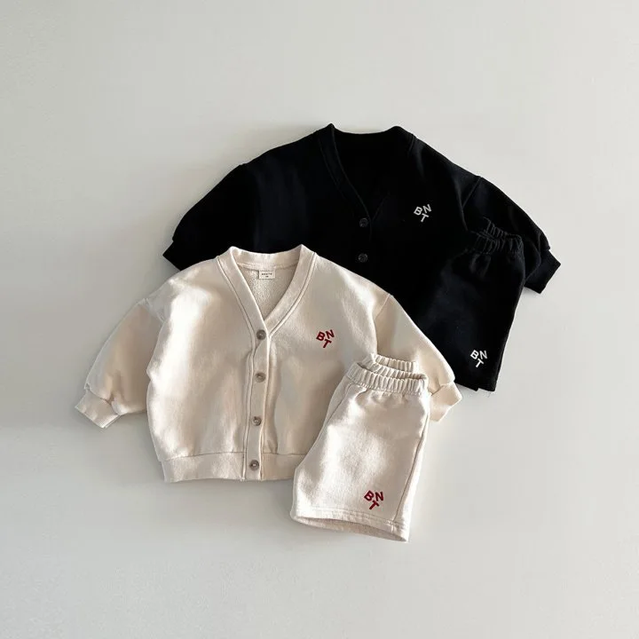 Spring New Children Long Sleeve Clothes Set Baby Boy Girl Cardigan Coat + Shorts 2pcs Suit Toddler Kids Casual Outfits