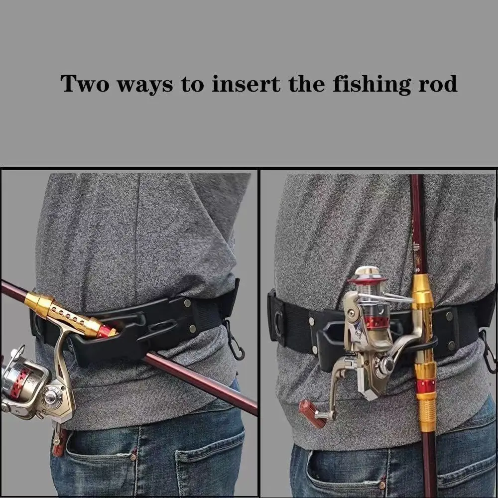 New Carry-on Rock Fishing Belt Luya Rock Rod Socket Rod Equipment Support Fishing Accessories Pole Frame Outdoor fishing belts