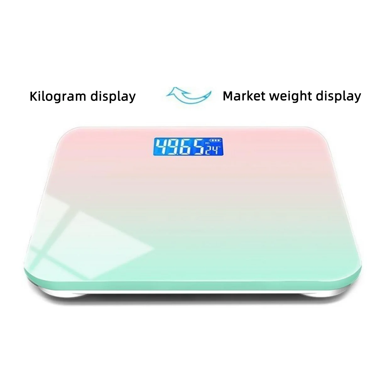 Electronic scale body weight scale health gradient optional charging LED body hidden screen weight