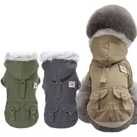 Fleece Lining Extra Warm Dog Hoodie – Winter Jacket for Small Dogs
