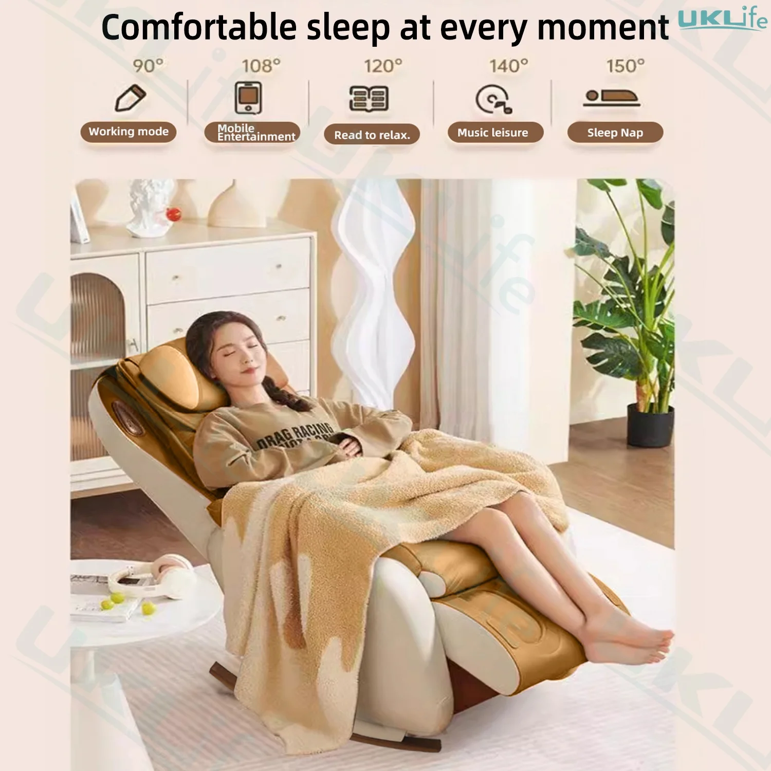 3 Year Warranty Home Office Sofa Chair 4D Waist Heating 3D Zero Gravity Luxury Massage Chair Full body Airbag Massage Sofa