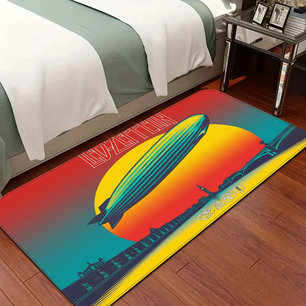 Led-Zeppelin Hallway Carpet Washable Non-Slip Living Room Sofa Chairs Area Mat Kitchen Doormat Area Rug 6