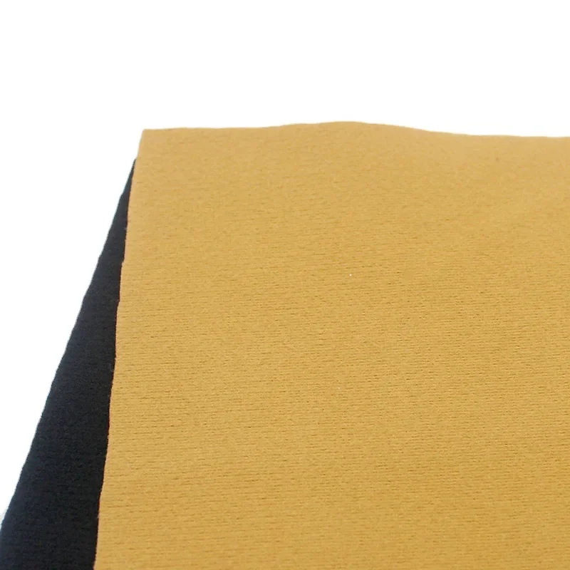 Soft PU Leather Fabric Lychee Pattern Sofa Seat Baggy Artificial Flocking Bottom Soft Leather for Furniture And Bags