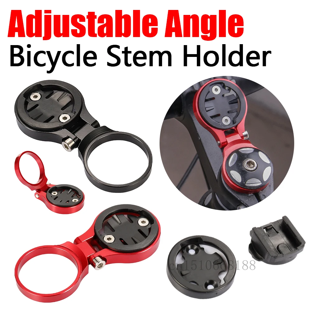 GPS Cycling Support Front Folding Adjustable Angle Stem Holder Accessories Stopwatch Top Cap Bike Computer Mount for Garmin Edge