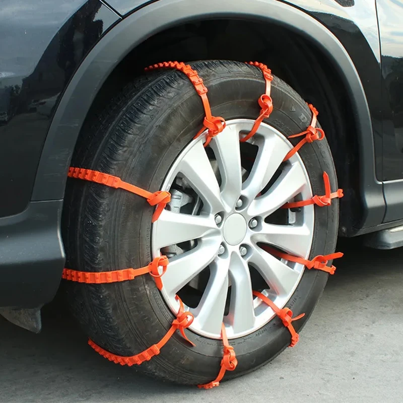 10Pcs/20pcs Anti Skid Snow Chains Car Winter Tire Wheels Chains Winter Outdoor Snow Tire Emergency Anti-Skid