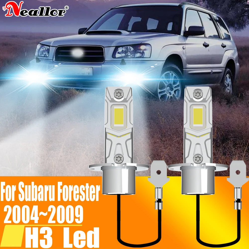 

Светодиодная противотуманная ЛАМПА H3 для автомобильных фар, светодиодная противотуманная лампа высокой мощности 12 В 55 Вт для Subaru Forester 2004 ~ 2009