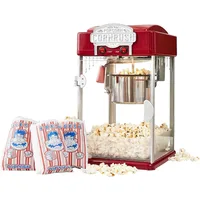 2023 New Popcorn Popper Machine-4 OZ Vintage Professional Popcorn Maker with Nonstick Kettle Warming Light and Serving Scoop 2