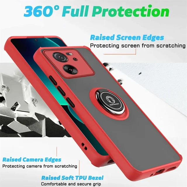 Xiaomi Armor Matte Case with Ring Stand 4