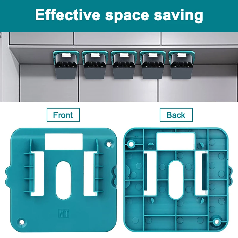 Makita 14.4V 18V 리튬 이온 배터리 도구 용 5 팩 배터리 보관함 기계 홀더 보관함 벽 장착 브래킷 고정