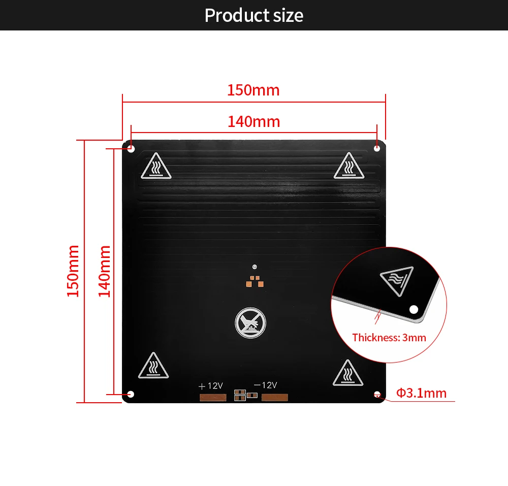 3d, 150mm, 235mm, 310mm, 12v, 24v, com