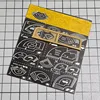 1/32 1/35 1/72 Model Tool Military Tank Vehicle Window Wiper Cover Cutting Metal Pad - Double Side AJ0031 5