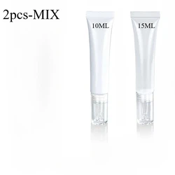 Portable Travel Size Drophead Cosmetics Liquid Foundation Storage Bottle (2pcs - MIX)