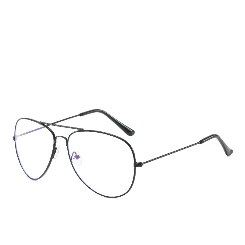 Lunettes de myopie à double faisceau pour hommes et femmes, lunettes de myopie, cadre en métal, moins dioptrie,-0.5 à-6.0 HD, lunettes de délinquants finies