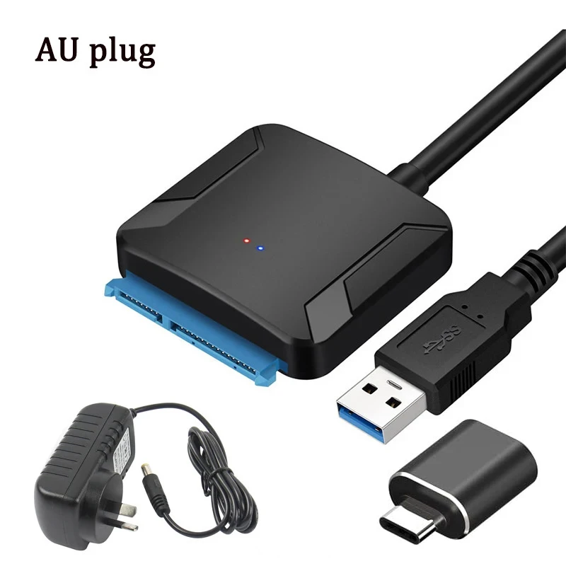 Adaptateur Sata Usb 3.0 Vers Sata 5 Gbit-S Avec Étui De Protection En