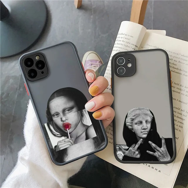 Funda de arte estético Mona Lisa para Xiaomi Redmi Note 12, 10, 11