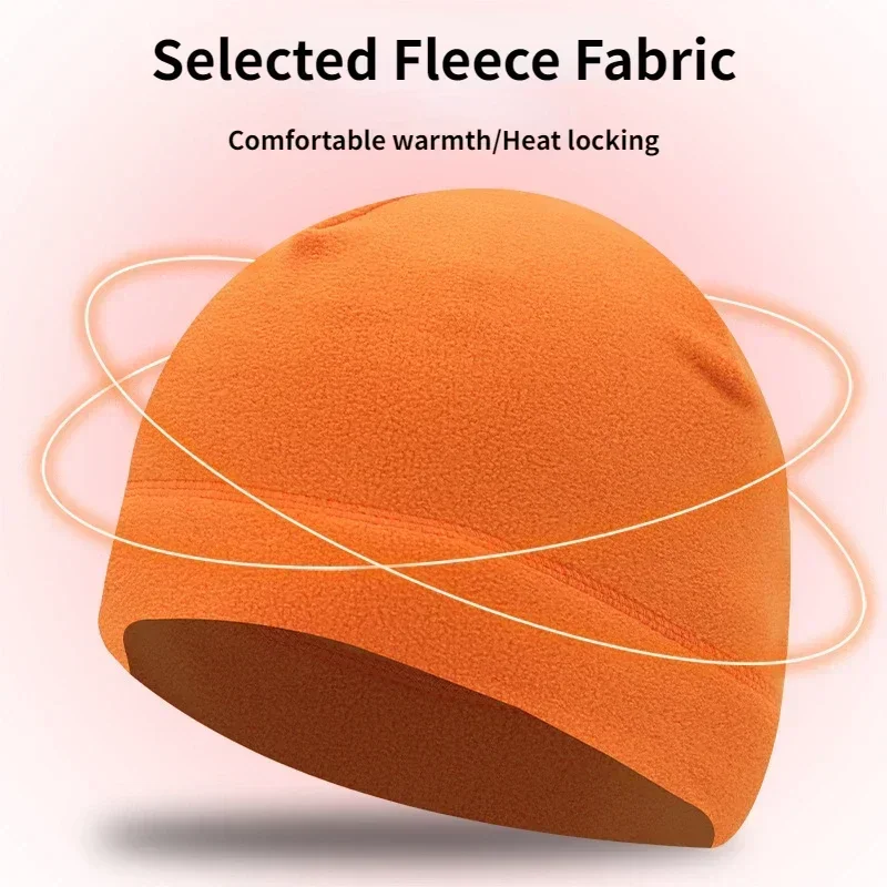 Winter Fleece Caps For Men  Tactical Caps Hunting Hiking Hat Fleece Women Beanies Ski Fishing Cycling Caps Warm Beanie 3