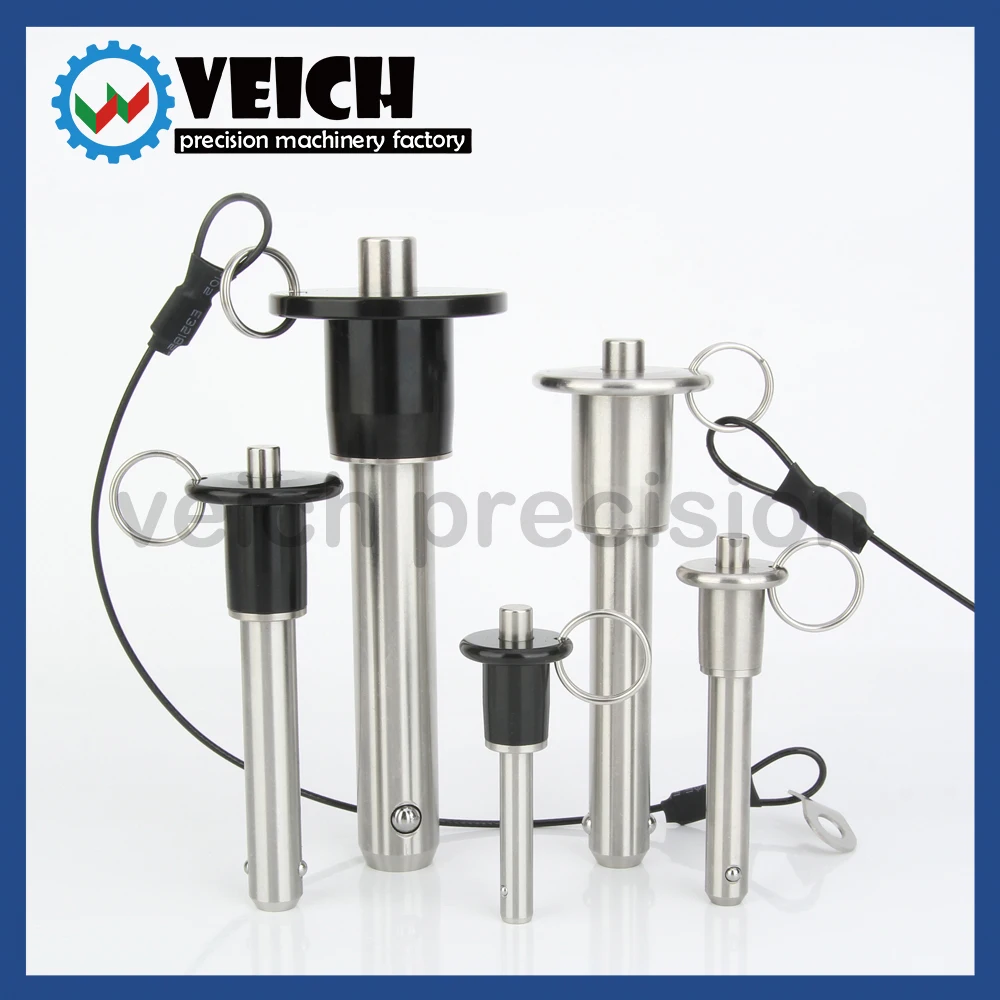 VCN110 (No.1) Quick Release Pins Push out Insert Pin Circular Button ...