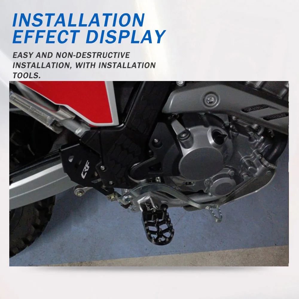 Motorcycle Accessories Footrest Footpeg Foot Pegs Foot Pedals For Honda CRF300L RALLY CRF300 L CRF 300 L CRF 300L motorcycle accessories motorcycle footrests motorcycle foot pedals