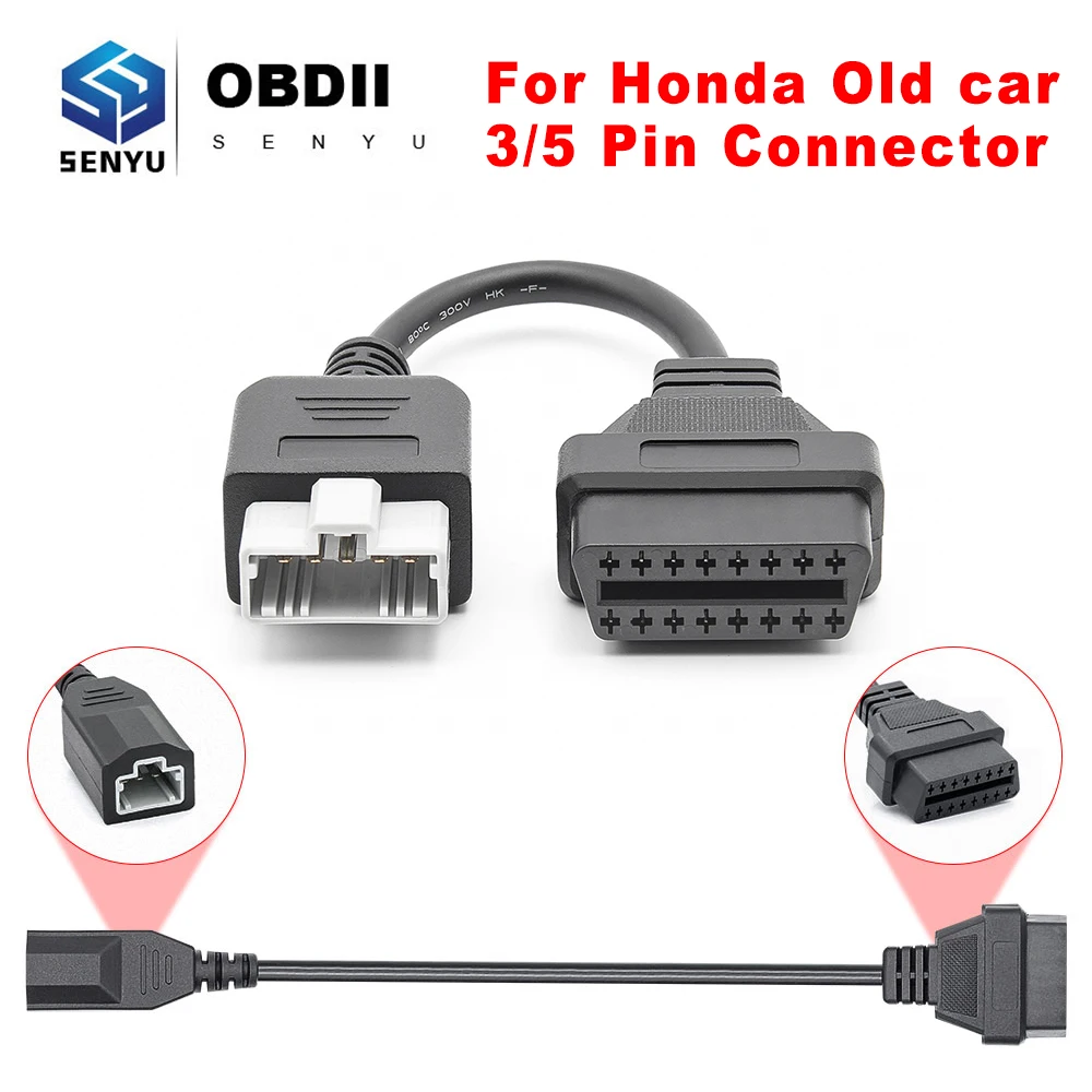 Herramientas y equipos de motor Sistemas diagnóstico del motor (OBD II) Cable adaptador de 3 pines OBD para diagnóstico coche raghuinstech.com