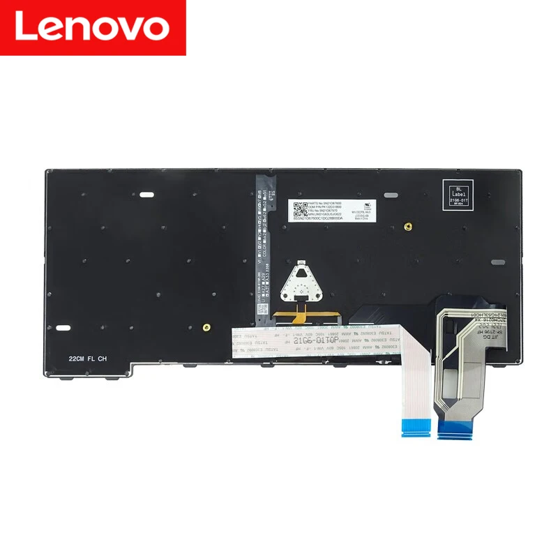 Lenovo-thinkpad T14 Teclado para Notebook Layout Retroiluminado dos Eua Gen3 P14s L14 Gen3 Novo Original 01xy212 - Imagem 4