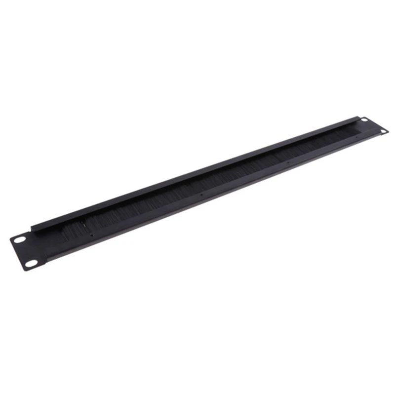 1U 19Inch RACK MOUNT Blanking Plate Rack Mounting Blank Network Brush Panel Server Cabinet Cable Management