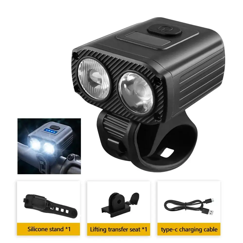 Rechargeable Cycling Headlight C-Type High Beam