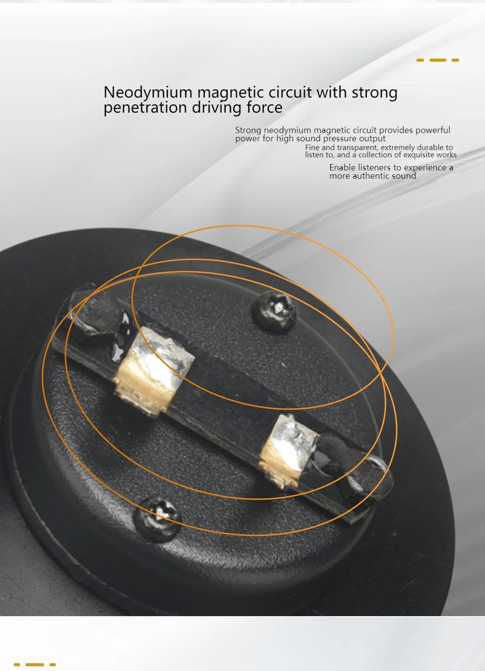 HIFIDIY LIVE HIFI 2,5 Zoll Hochtöner-Lautsprechereinheit Air Motion 8OHM 30W Hochton-Lautsprecher AMT-65C Super Belt Type Hochleistungs-Lautsprecher – Detail 3