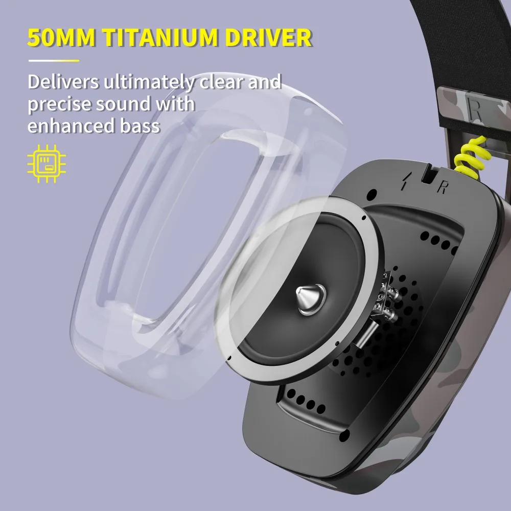 Wireless Gaming Headset with Mic 3