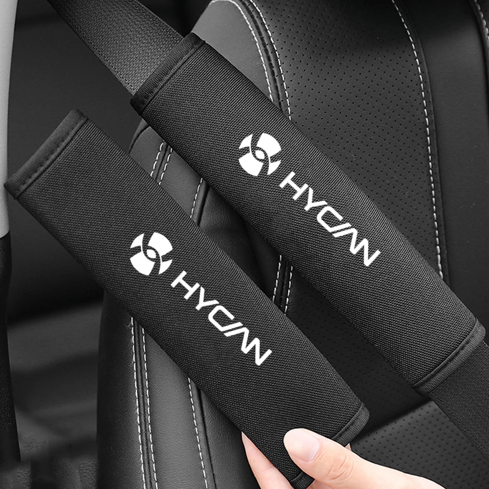 2Pcs Car Seat Belt Cover Covers Shoulder Cushion Protector Safety Belts Shoulder For GAG HYCAN Z03 SUV 007 V09 MPV A06 -