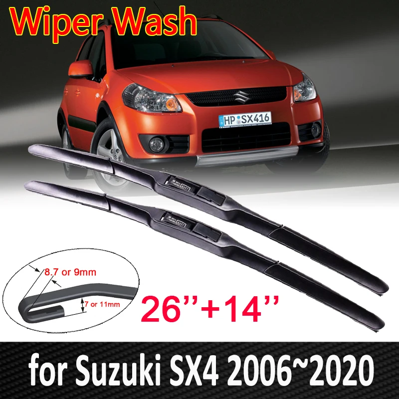 forSuzukiSX420062020CarWiperBladesFrontWindscreenWipersCar